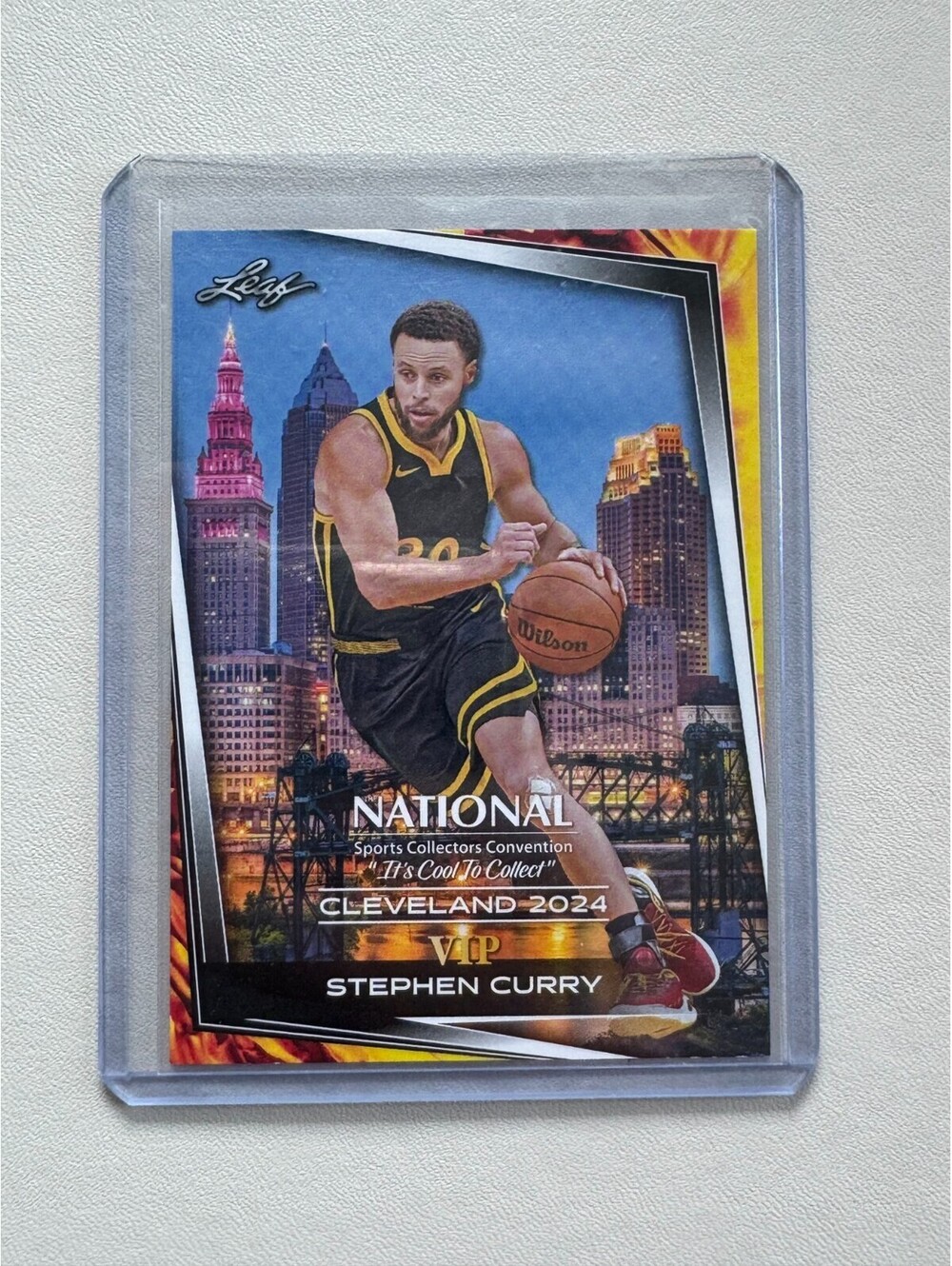 Stephen Curry 2024 Leaf Promo Cleveland National Exclusive VIP Card NSCC VP-6 NM